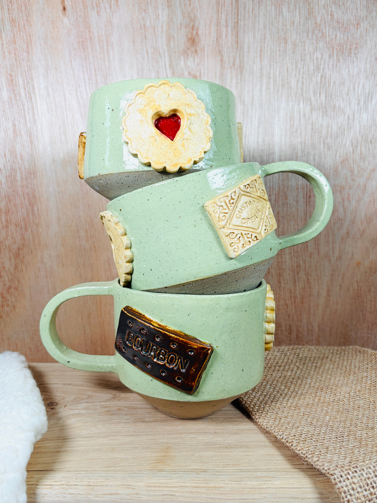 Biscuit Mug - Green