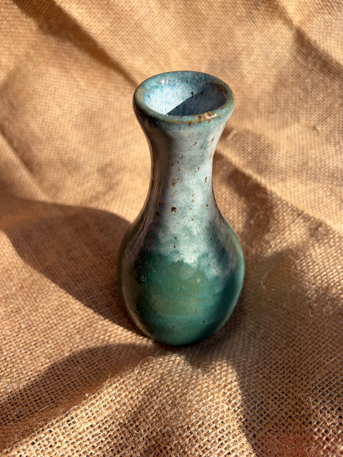 Turquoise Speckle Vase