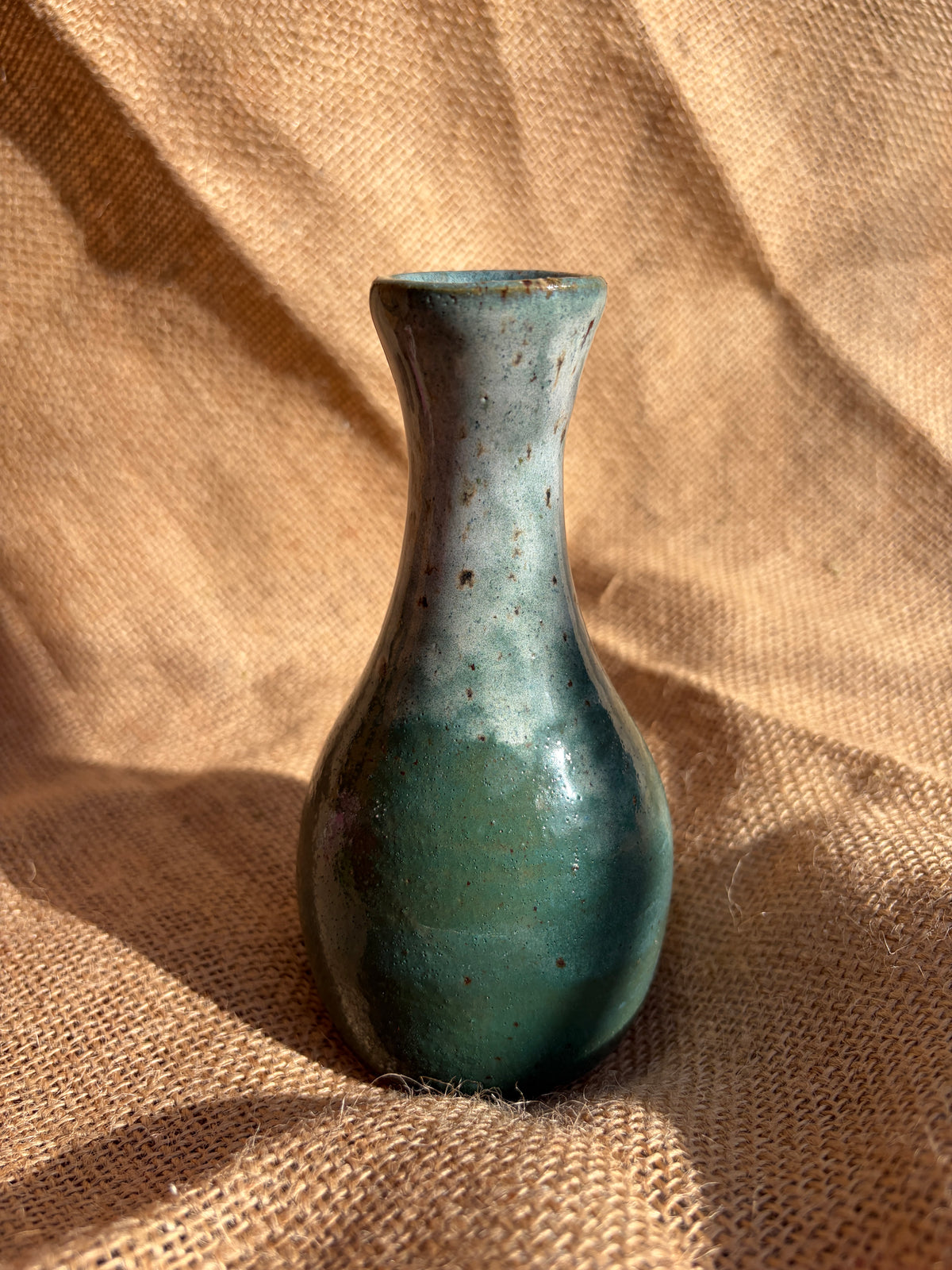 Turquoise Speckle Vase