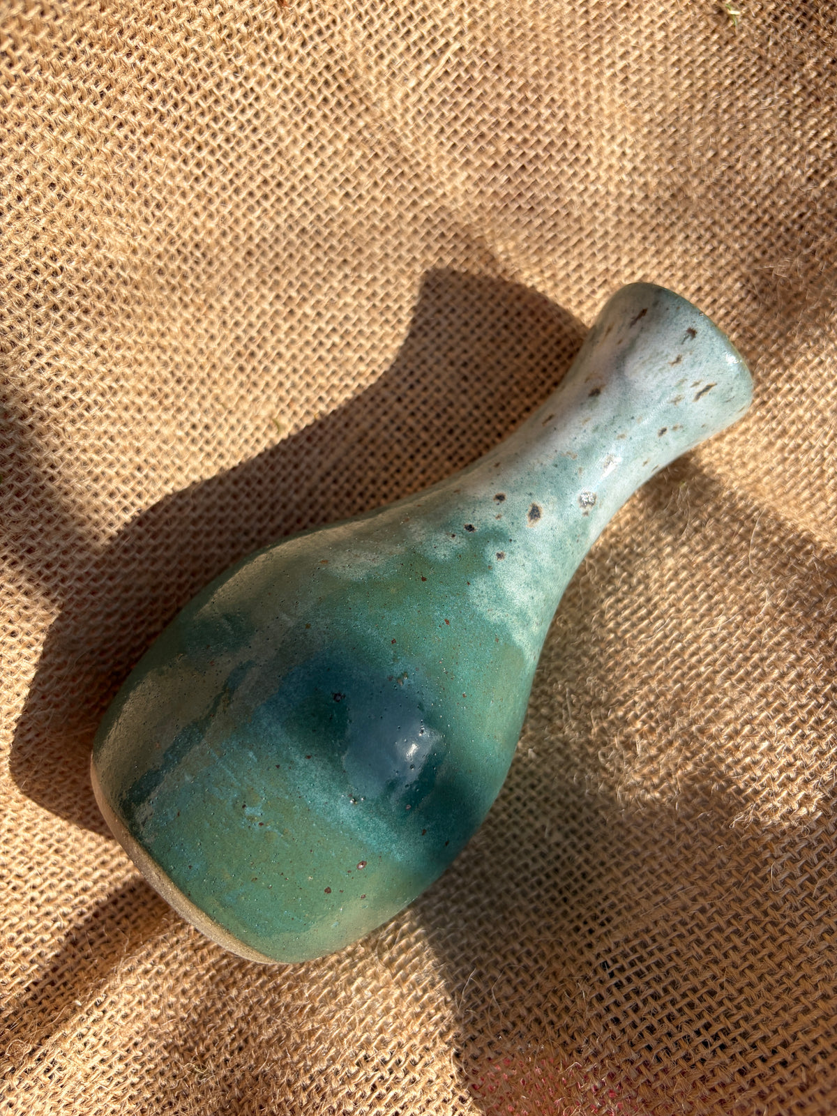 Turquoise Speckle Vase