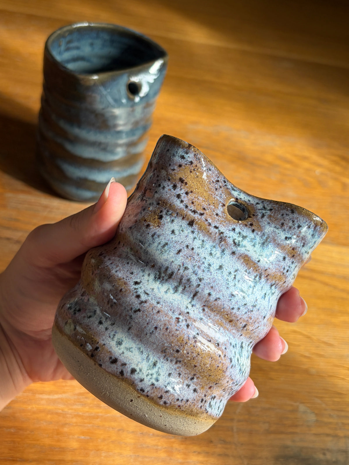Straw travel Tumblers - Swirly